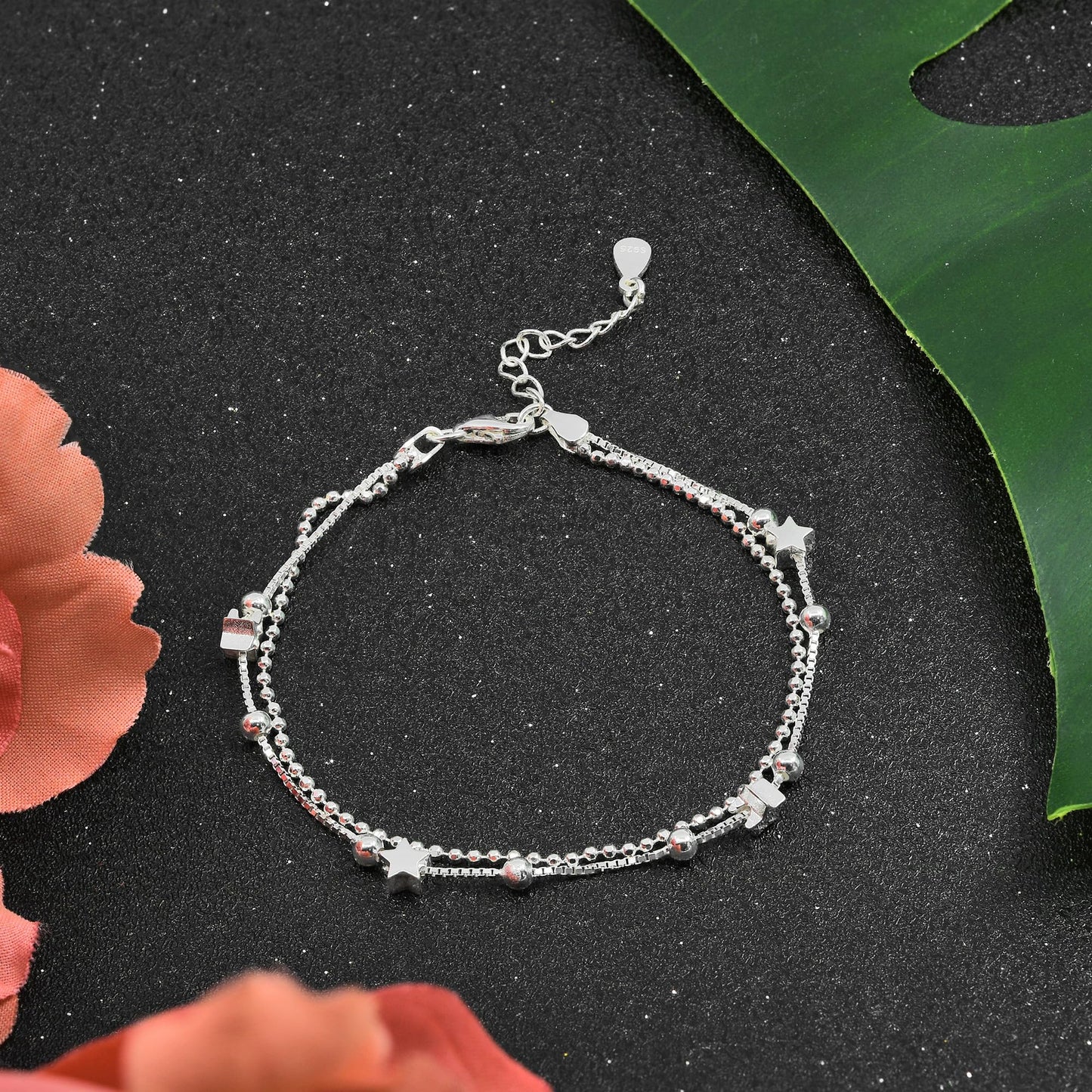 Double Layered Star Bracelet