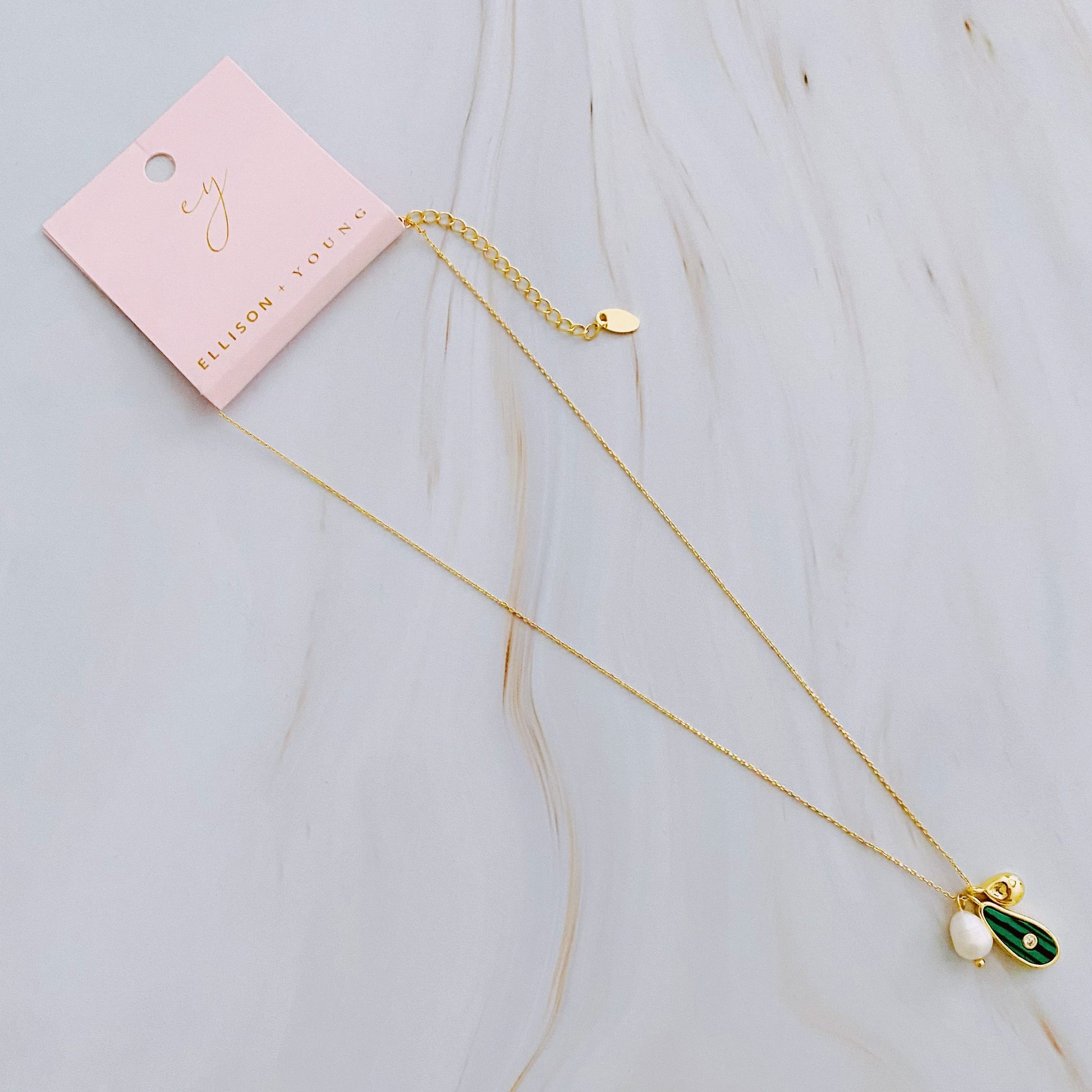 Ellie Three Charms Necklace