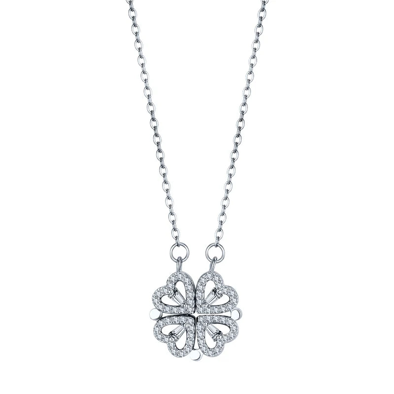 Clover Hearts Necklace