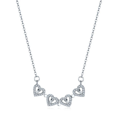 Clover Hearts Necklace